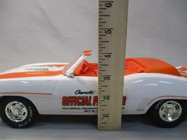 Vintage 1969 Chevrolet Camaro SS Pace Car Decanter By Jim Beam