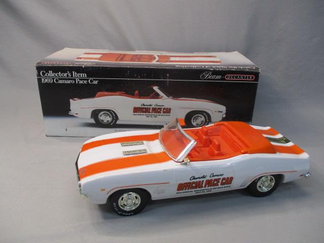 Vintage 1969 Chevrolet Camaro SS Pace Car Decanter By Jim Beam
