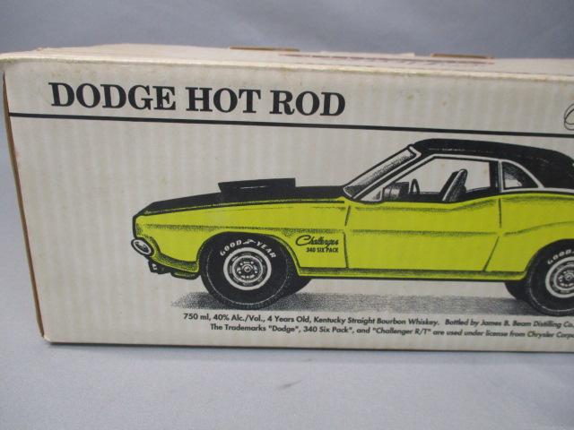 1992 Jim Beam 1970 Dodge Hot Rod Decanter - Empty