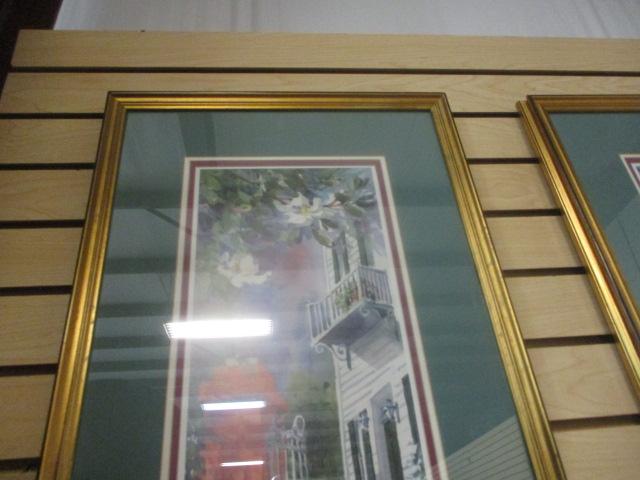 2 Framed and Matted Charleston, SC Signed Lithographs by Victoria Pratt Ellis
