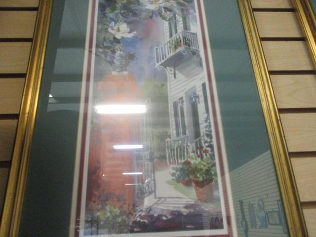 2 Framed and Matted Charleston, SC Signed Lithographs by Victoria Pratt Ellis