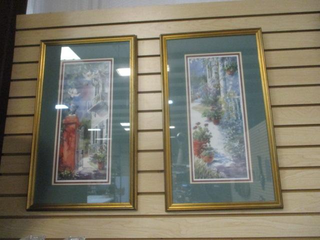 2 Framed and Matted Charleston, SC Signed Lithographs by Victoria Pratt Ellis