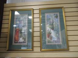 2 Framed and Matted Charleston, SC Signed Lithographs by Victoria Pratt Ellis