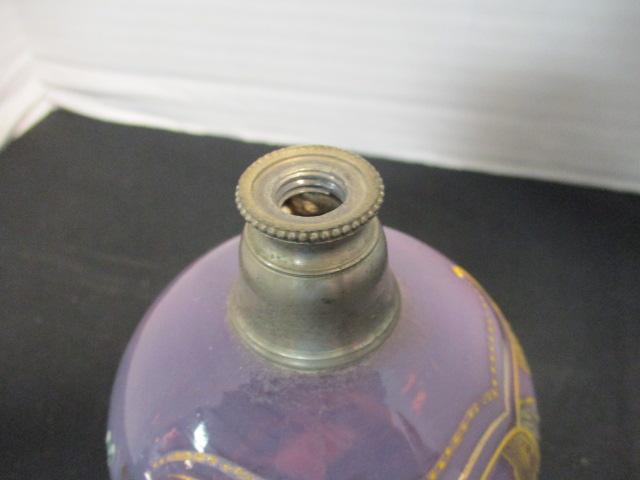 Antique Bohemian Atomizer Perfume Bottle
