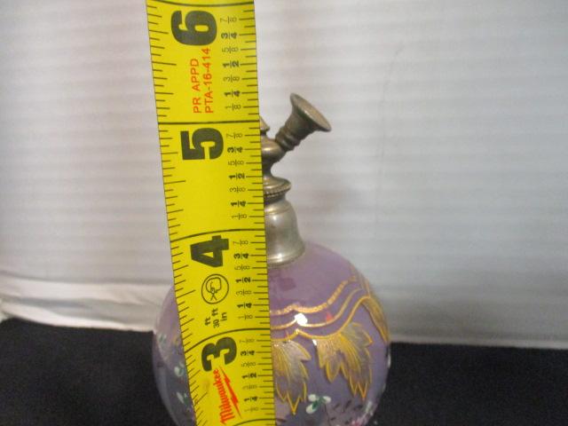 Antique Bohemian Atomizer Perfume Bottle