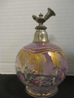 Antique Bohemian Atomizer Perfume Bottle