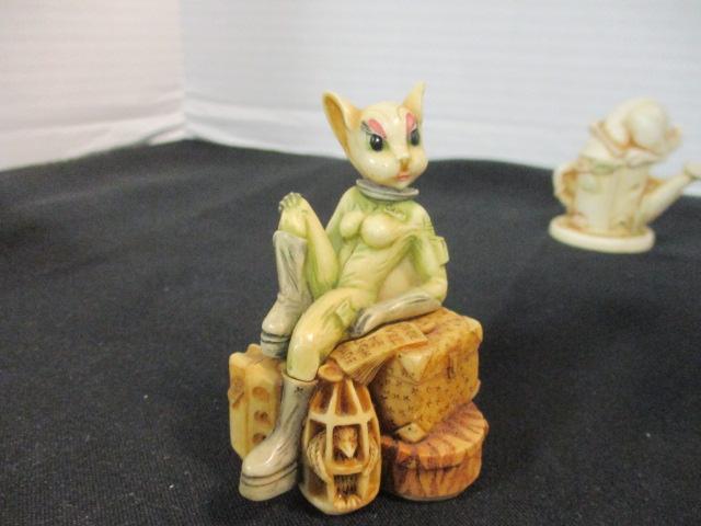 Four Harmony Kingdom Box Figurines