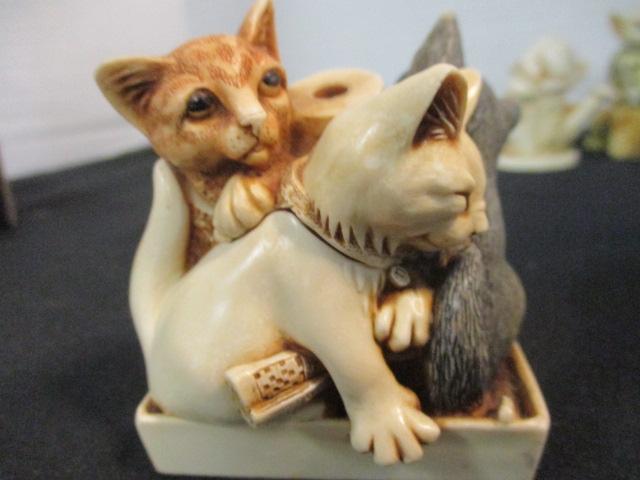 Four Harmony Kingdom Box Figurines