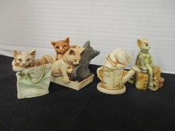Four Harmony Kingdom Box Figurines