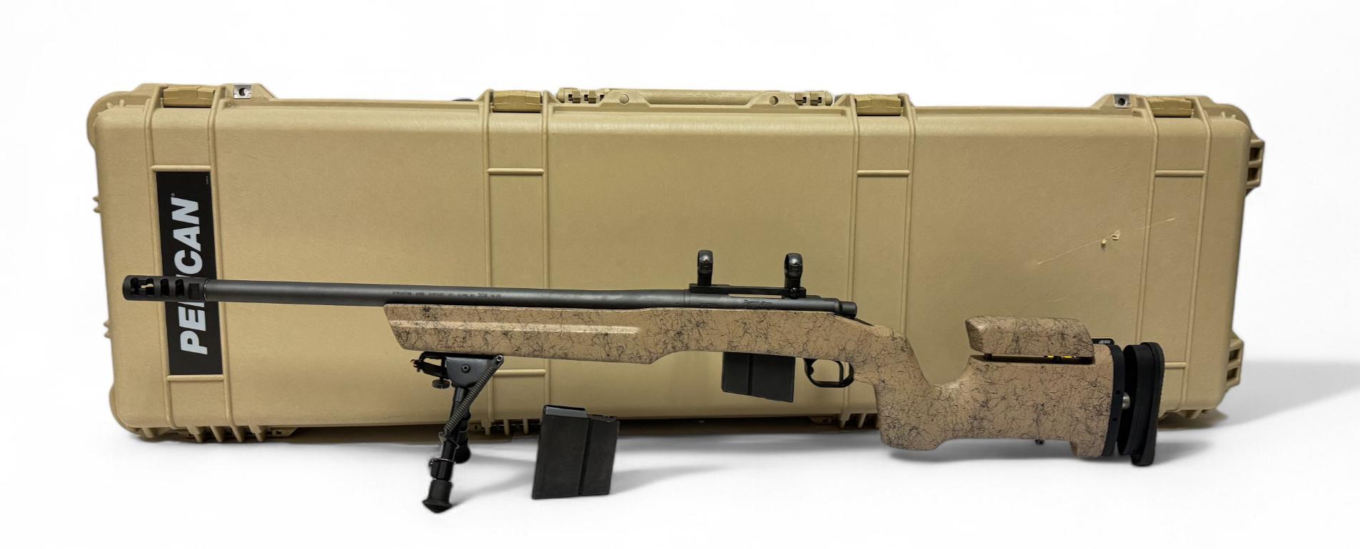 Excellent Remington Model 700 SPS Tactical AAC-SD .308 WIN. Bolt Action Sniper Rifle w/ Case
