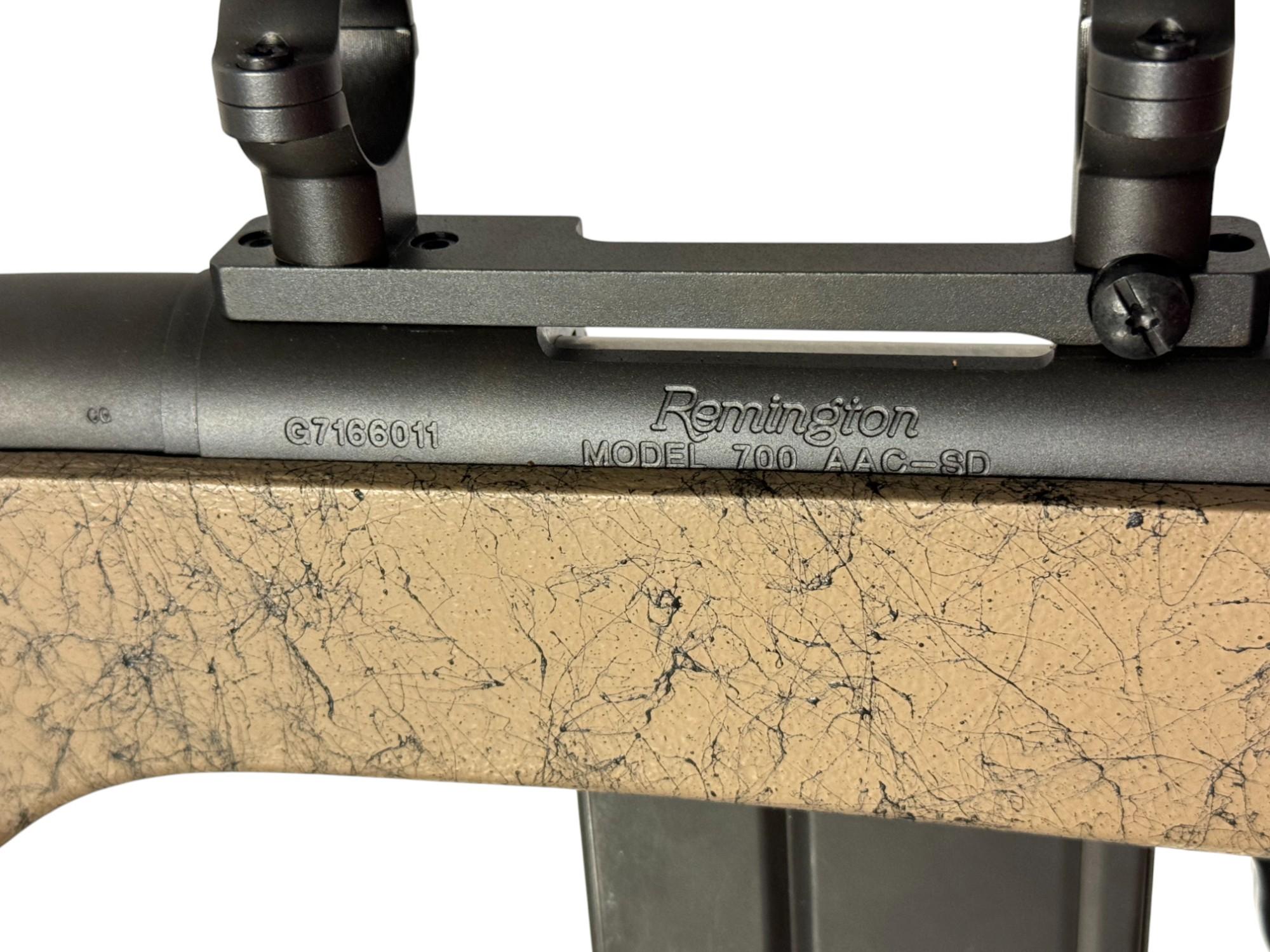 Excellent Remington Model 700 SPS Tactical AAC-SD .308 WIN. Bolt Action Sniper Rifle w/ Case