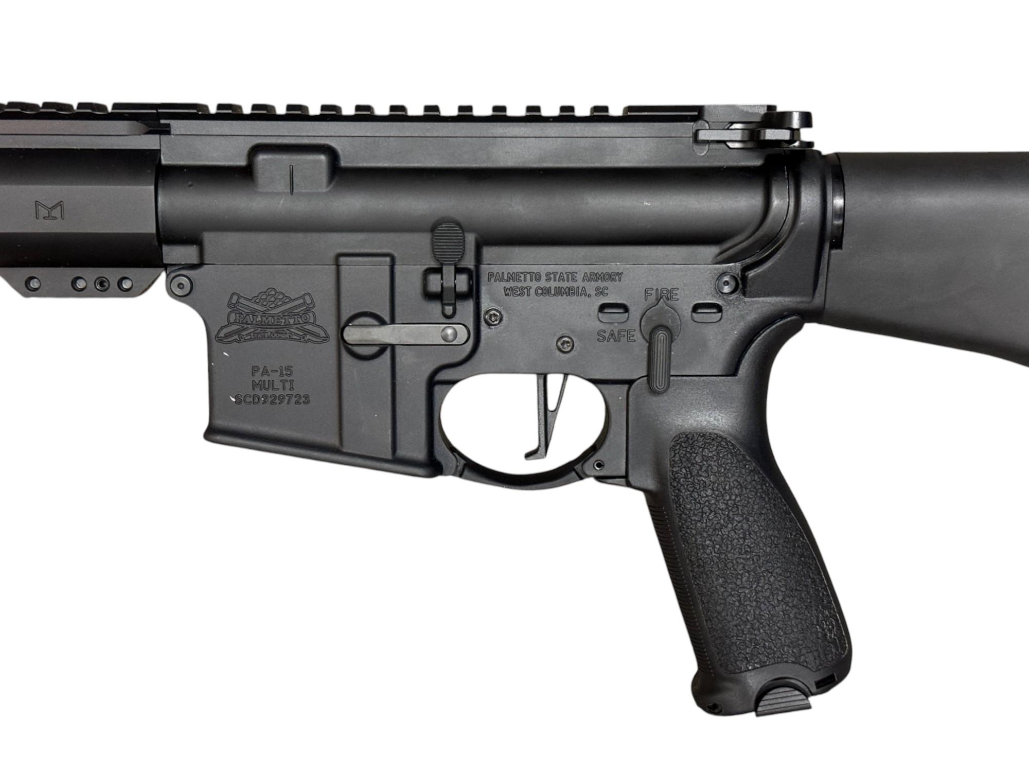 New PSA Model PA-15 5.56mm Semi-Automatic 16" Rifle w/ Competition SS Trigger & A2 Stock