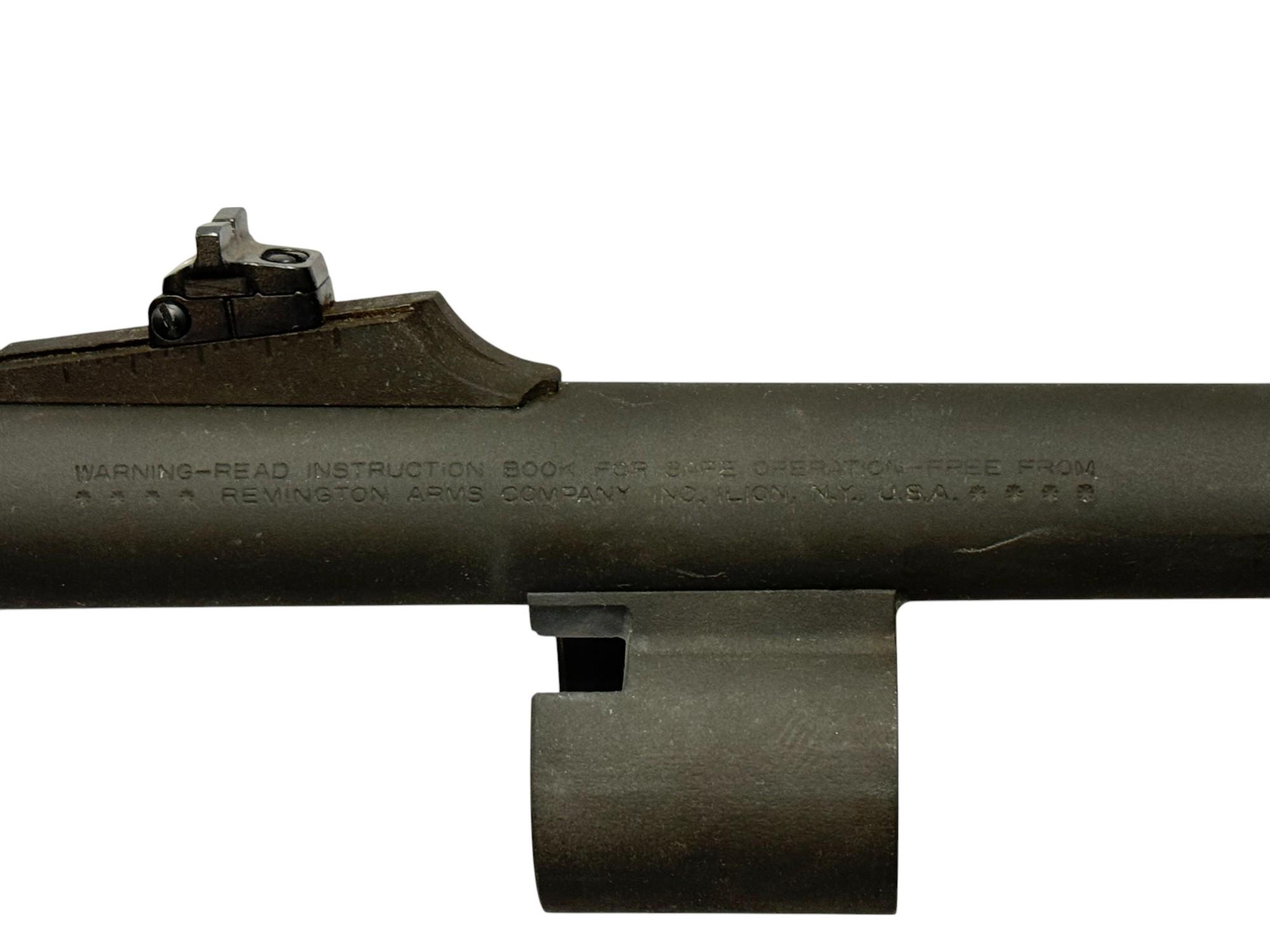 Excellent 21” Remington 1100 Parkerized 12 GA. 2-3/4” Chamber Slug Barrel with Sights