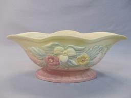 1940's Hull Art Pottery Console Bowl "Wildflower" Matte Finish W-21-12