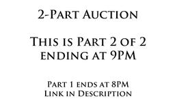 2-PART AUCTION!