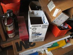 Bench Lot and Tools, Paint, etc..