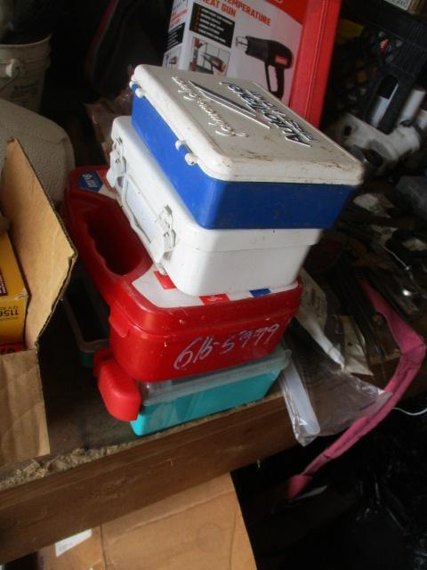 Bench Lot and Tools, Paint, etc..
