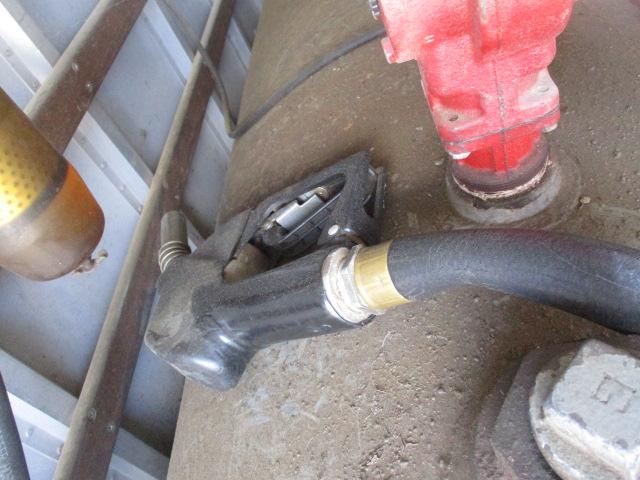 Two Fuel Tanks with Pump, Battery and Solar Power Charger in Enclosed  Storage Container