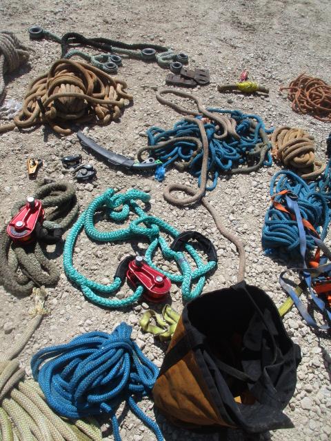 Ropes and Fall Harness Vests,