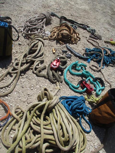 Ropes and Fall Harness Vests,