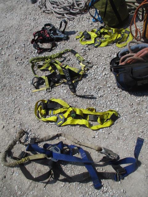 Ropes and Fall Harness Vests,