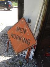 Metal Construction Signs