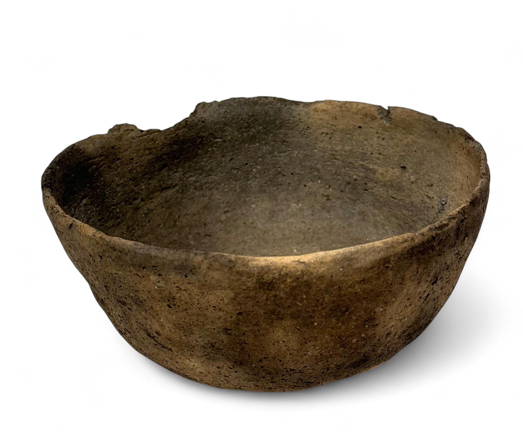 (2) Ancient Native Clay Pottery Vessels