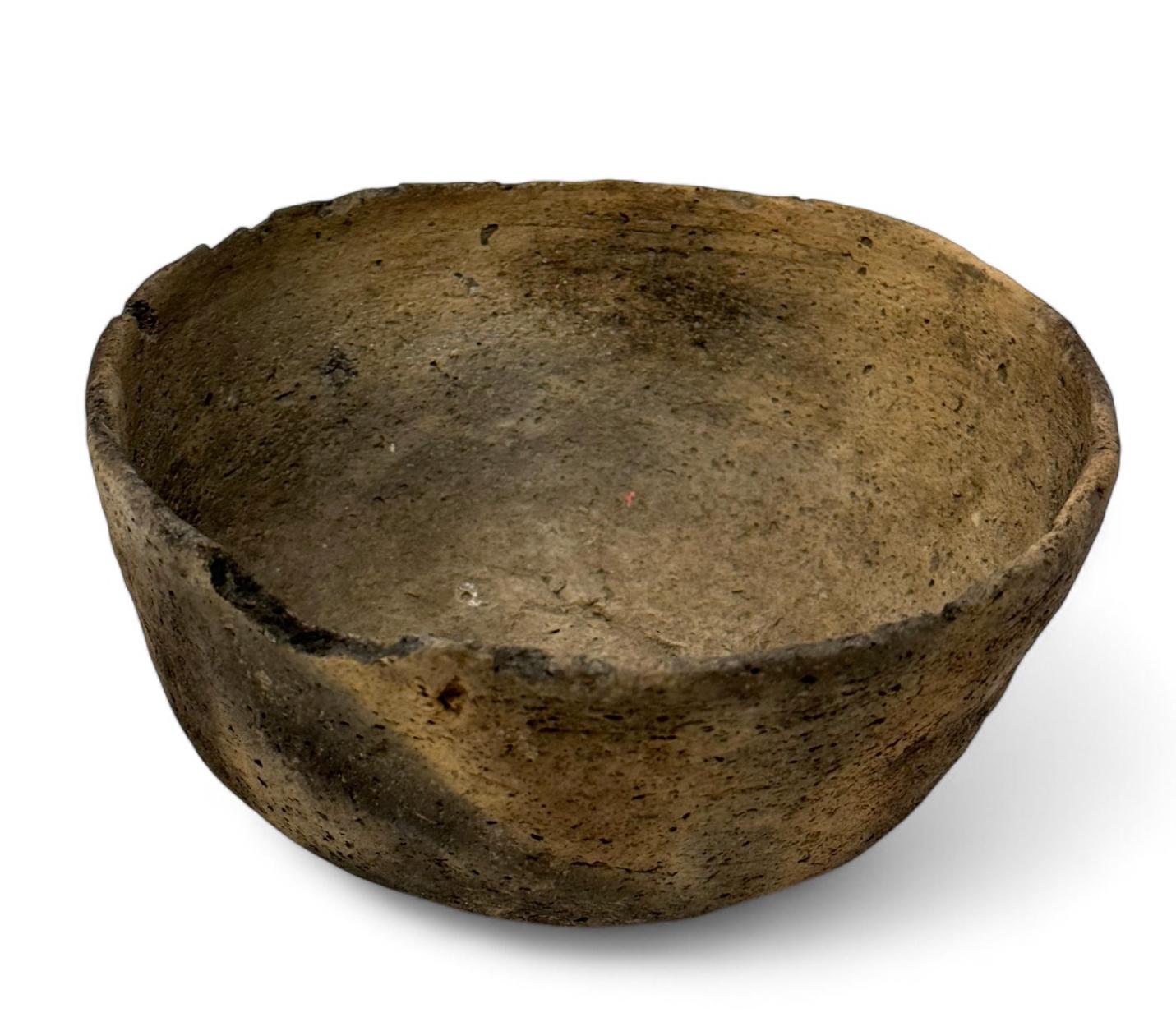 (2) Ancient Native Clay Pottery Vessels