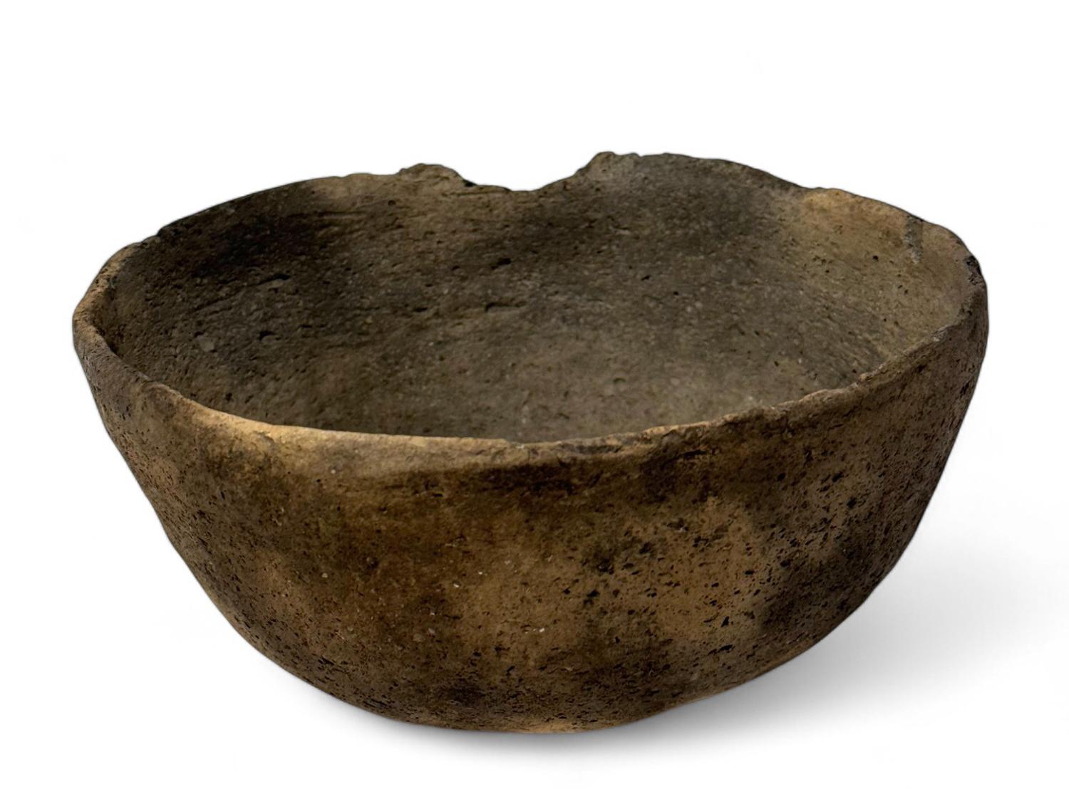 (2) Ancient Native Clay Pottery Vessels
