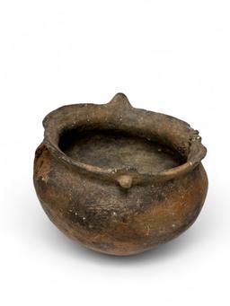 (2) Ancient Native Clay Pottery Vessels