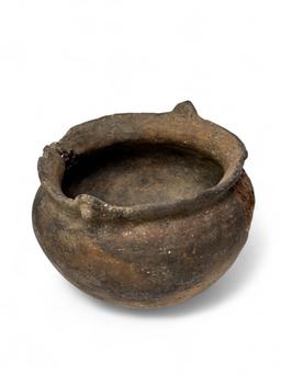 (2) Ancient Native Clay Pottery Vessels