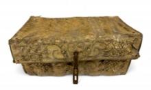 Extremely Rare Antique Trapper’s Chest made of Animal Hide & Wood