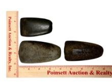 (3) Hardstone Celts