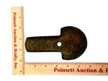 Indiana Spud Indian Drilled Artifact
