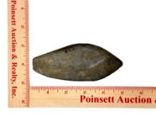 Slate Sandel Shoe Undrilled Gorget from Ohio