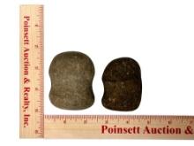(2) Grooved Hammerstones / Club Heads from Ohio