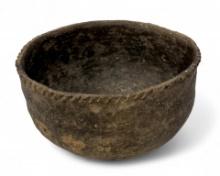 Ancient Native Clay Pottery Mississippian Bowl from Parkers Island dug by Charles Dennison