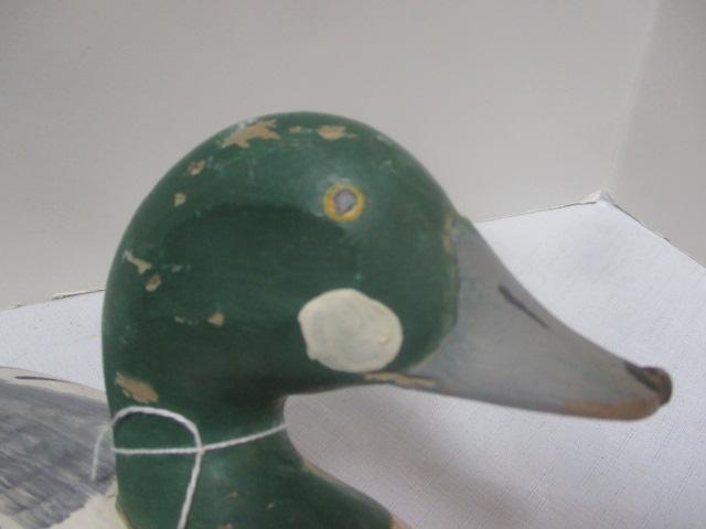 Vintage Handpainted Wood Duck Decoy