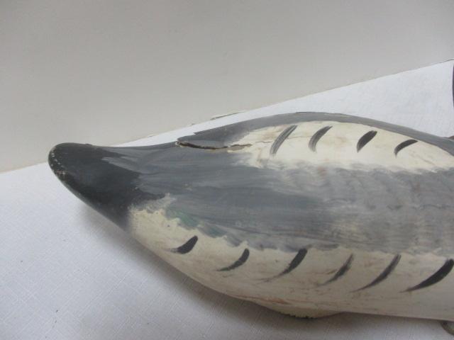 Vintage Handpainted Wood Duck Decoy