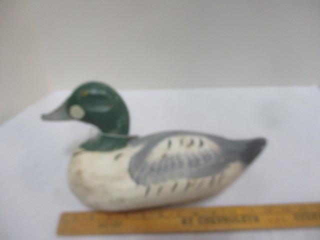 Vintage Handpainted Wood Duck Decoy