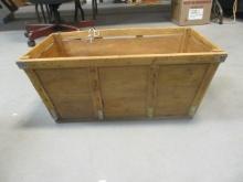 Vintage Wood Mail Basket