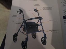 New In Box Drive Red Rollator