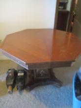 Octagonal Pedestal Base Table
