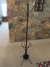 Black Metal Hall Tree