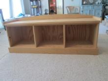Unfinished "Naked" Wood Mud Room Bench
