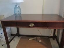 Martinsville American Mahogany Desk with Drawer