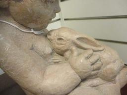 Austin Products Miro Musulin Boy with Bunny Sculpture