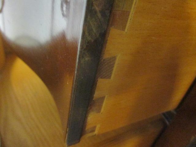 Drexel Mahogany Bowfront 2 Drawer Nightstand