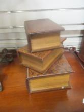 Three False Book Boxes