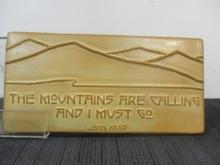 Mission Guild Studio John Muir Quote Tile